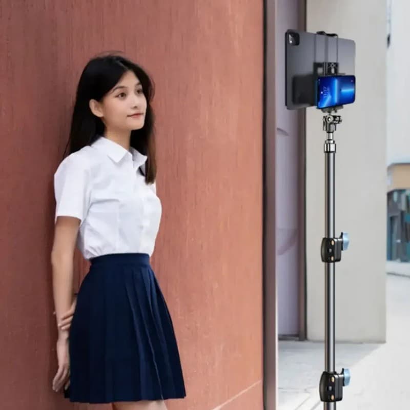 Universal Adjustable Floor Stand Holder Tripod For Tablet,iPad,Phone 5.5 Inch To 11 Inch