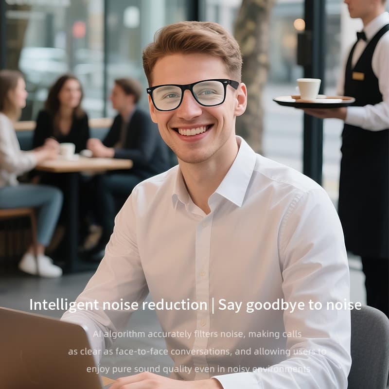 Multifunctional Smart Glasses Eyewear AI Translation Support Bluetooth , Voice Command & Hands-Free Operation