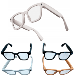8MP Camera Smart Eyewear, AI Translation Bluetooth Glasses, Music & Audio Recording Sunglasses