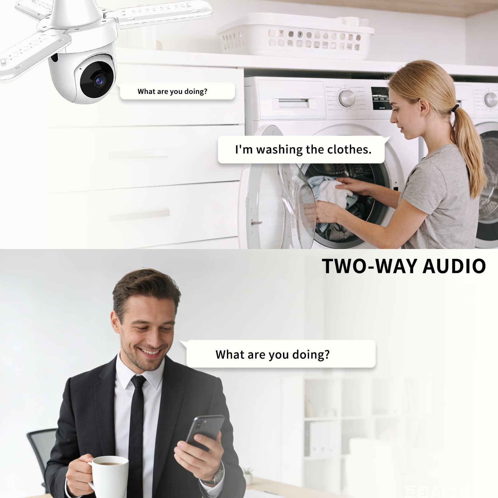 Surveillance Camera Three-leaf Fan Bulb
