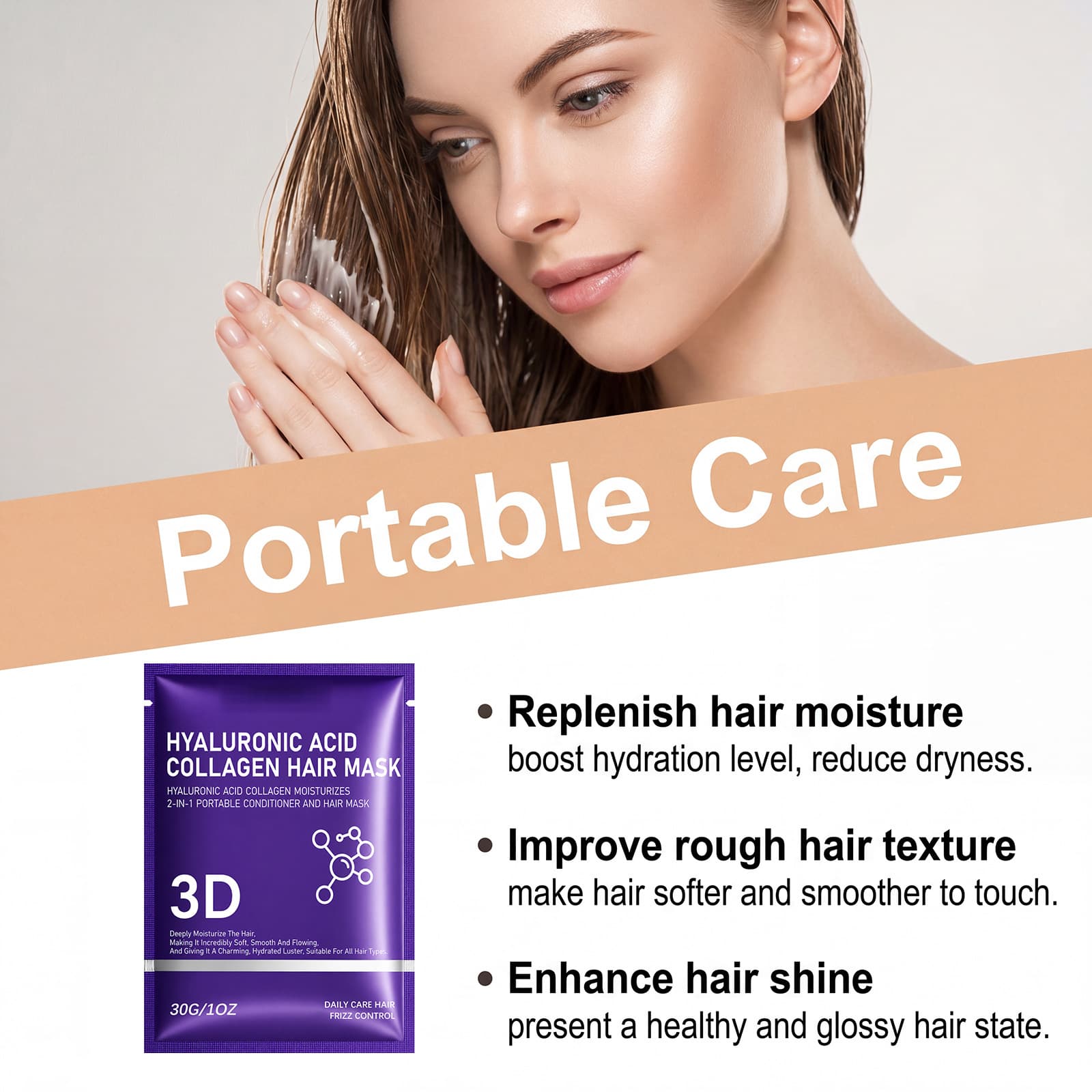 Hyaluronic Acid Moisturizing Hair Care Film